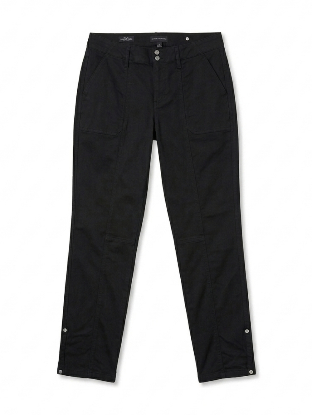 LONG - ​WHBM Pret-A-Pedi Mid-Rise Straight Crop Pants Black